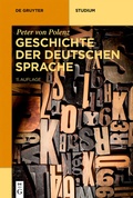 Cover: Geschichte der deutschen Sprache - De Gruyter