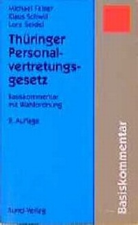 Bild vergrößern Bild: Thüringer Personalvertretungsgesetz - Bund-Verlag