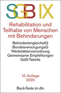 Abbildung von: SGB IX Rehabilitation und Teilhabe von Menschen mit Behinderungen - dtv