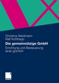 Cover: Die gemeinn&uuml;tzige GmbH - Springer Gabler