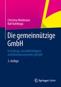 Cover: Die gemeinn&uuml;tzige GmbH - Springer Gabler