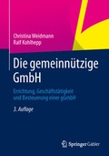 Cover: Die gemeinn&uuml;tzige GmbH - Springer Gabler