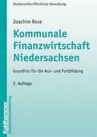 Bild: Kommunale Finanzwirtschaft Niedersachsen - Deutscher Gemeindeverlag