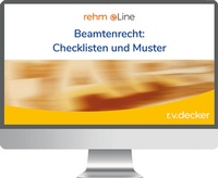 Abbildung von: Beamtenrecht online - R. v. Decker