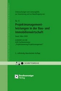 Abbildung von: Untersuchungen zum Leistungsbild, zur Honorierung und zur Beauftragung von Projektmanagementleistungen in der Bau- und Immobilienwirtschaft - Reguvis Fachmedien