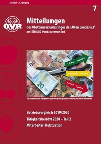 Abbildung von: Mitteilungen des Obstbauversuchsringes des Alten Landes e.V. an der ESTEBURG Obstbauzentrum Jork - Landwirtschaftskammer Niedersachsen