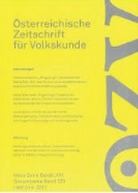 Abbildung von: Oesterreichische Zeitschrift fuer Volkskunde - ÖZV - Verein fuer Volkskunde