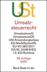 Abbildung von: Umsatzsteuerrecht: USt - dtv