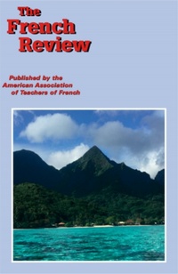 Abbildung von: The French Review - American Association of Teachers of French