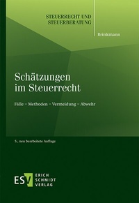 Abbildung von: Schätzungen im Steuerrecht - Erich Schmidt Verlag