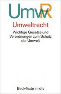 Abbildung von: Umweltrecht: UmwR - dtv