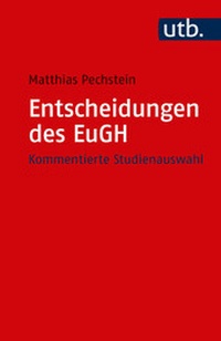 Enlarge image Cover: Entscheidungen des EuGH - UTB