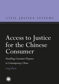 Abbildung von: Access to Justice for the Chinese Consumer - Hart/Beck