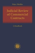 Cover: Judicial Review of Commercial Contracts - Beck/Hart Publishing