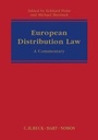 Cover: European Distribution Law - Beck/Hart Publishing
