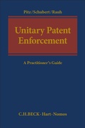 Cover: Unitary Patent Enforcement - Beck/Hart Publishing