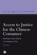 Cover: Access to Justice for the Chinese Consumer - C.H.BECK
