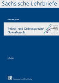 Abbildung von: Polizei- und Ordnungsrecht/Gewerberecht  - Kommunal- und Schul-Verlag