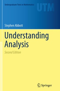 Enlarge image Cover: Understanding Analysis - Springer