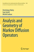 Cover: Analysis and Geometry of Markov Diffusion Operators - Springer