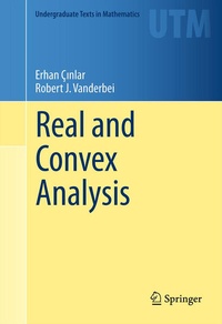 Enlarge image Cover: Real and Convex Analysis - Springer