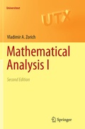 Cover: Mathematical Analysis I - Springer