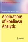 Cover: Applications of Nonlinear Analysis - Springer