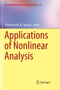 Enlarge image Cover: Applications of Nonlinear Analysis - Springer