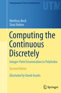 Enlarge image Cover: Computing the Continuous Discretely - Springer