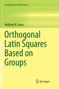 Cover: Orthogonal Latin Squares Based on Groups - Springer