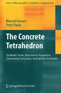 Cover: The Concrete Tetrahedron - Springer
