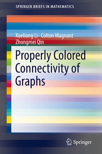 Enlarge image Cover: Properly Colored Connectivity of Graphs - Springer
