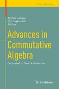 Cover: Advances in Commutative Algebra - Springer
