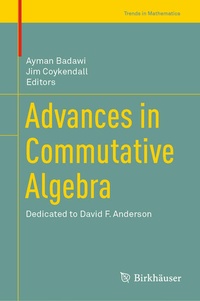 Enlarge image Cover: Advances in Commutative Algebra - Springer