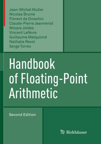 Enlarge image Cover: Handbook of Floating-Point Arithmetic - Birkhäuser