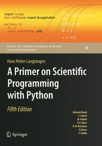 Enlarge image Cover: A Primer on Scientific Programming with Python - Springer