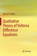 Cover: Qualitative Theory of Volterra Difference Equations - Springer