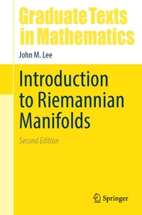 Enlarge image Cover: Introduction to Riemannian Manifolds - Springer