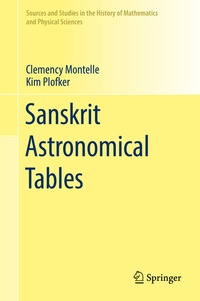 Abbildung von: Sanskrit Astronomical Tables - Springer