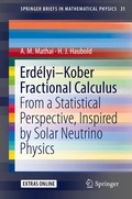 Cover: Erd&eacute;lyi-Kober Fractional Calculus - Springer