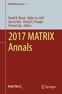 Enlarge image Cover: 2017 MATRIX Annals - Springer