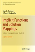 Cover: Implicit Functions and Solution Mappings - Springer