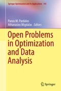 Cover: Open Problems in Optimization and Data Analysis - Springer