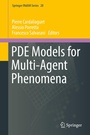 Cover: PDE Models for Multi-Agent Phenomena - Springer