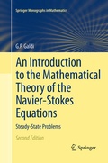 Cover: An Introduction to the Mathematical Theory of the Navier-Stokes Equations - Springer