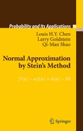 Cover: Normal Approximation by Stein's Method - Springer