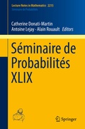 Cover: S&eacute;minaire de Probabilit&eacute;s XLIX - Springer