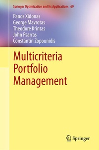 Enlarge image Cover: Multicriteria Portfolio Management - Springer