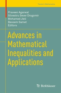 Enlarge image Cover: Advances in Mathematical Inequalities and Applications - Springer