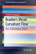 Cover: Brakke's Mean Curvature Flow - Springer